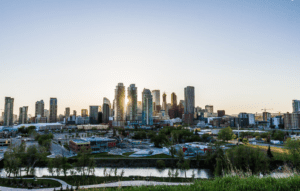 Panoramic view of Calgary