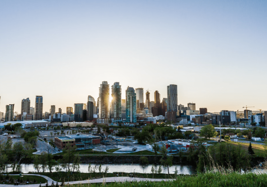 Panoramic view of Calgary